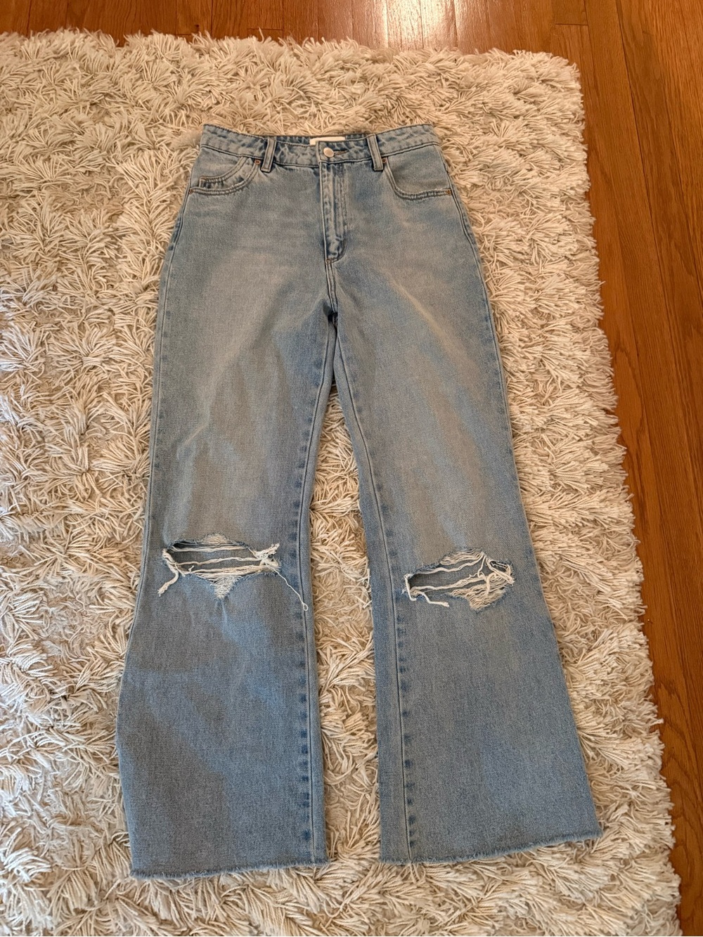 ROLLA’S HIGH WAISTED CROP FLARE JEANS SIZE 26